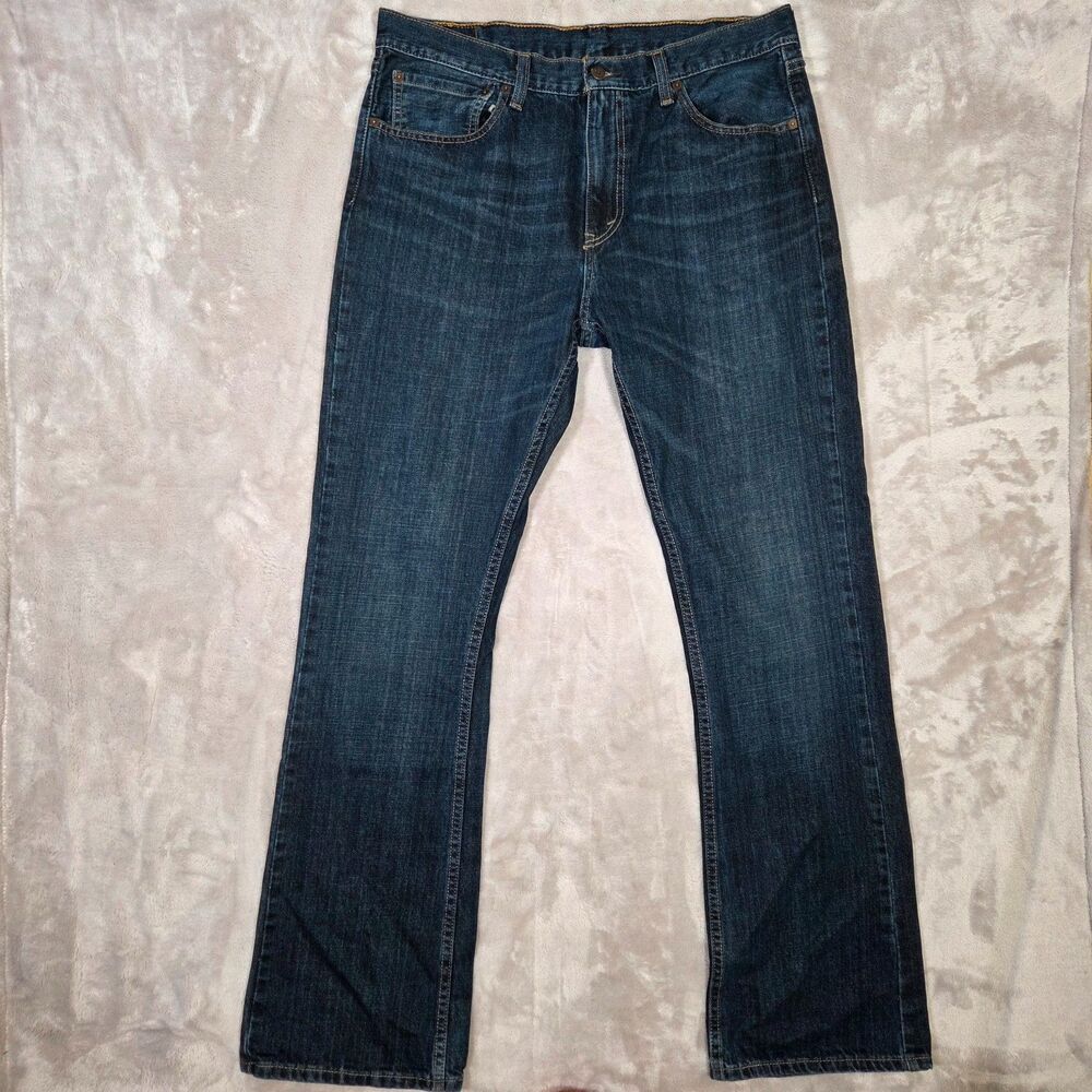 Levi’s 527 Bootcut Jeans Men’s 36x34 Dark Indigo Western Workwear Denim